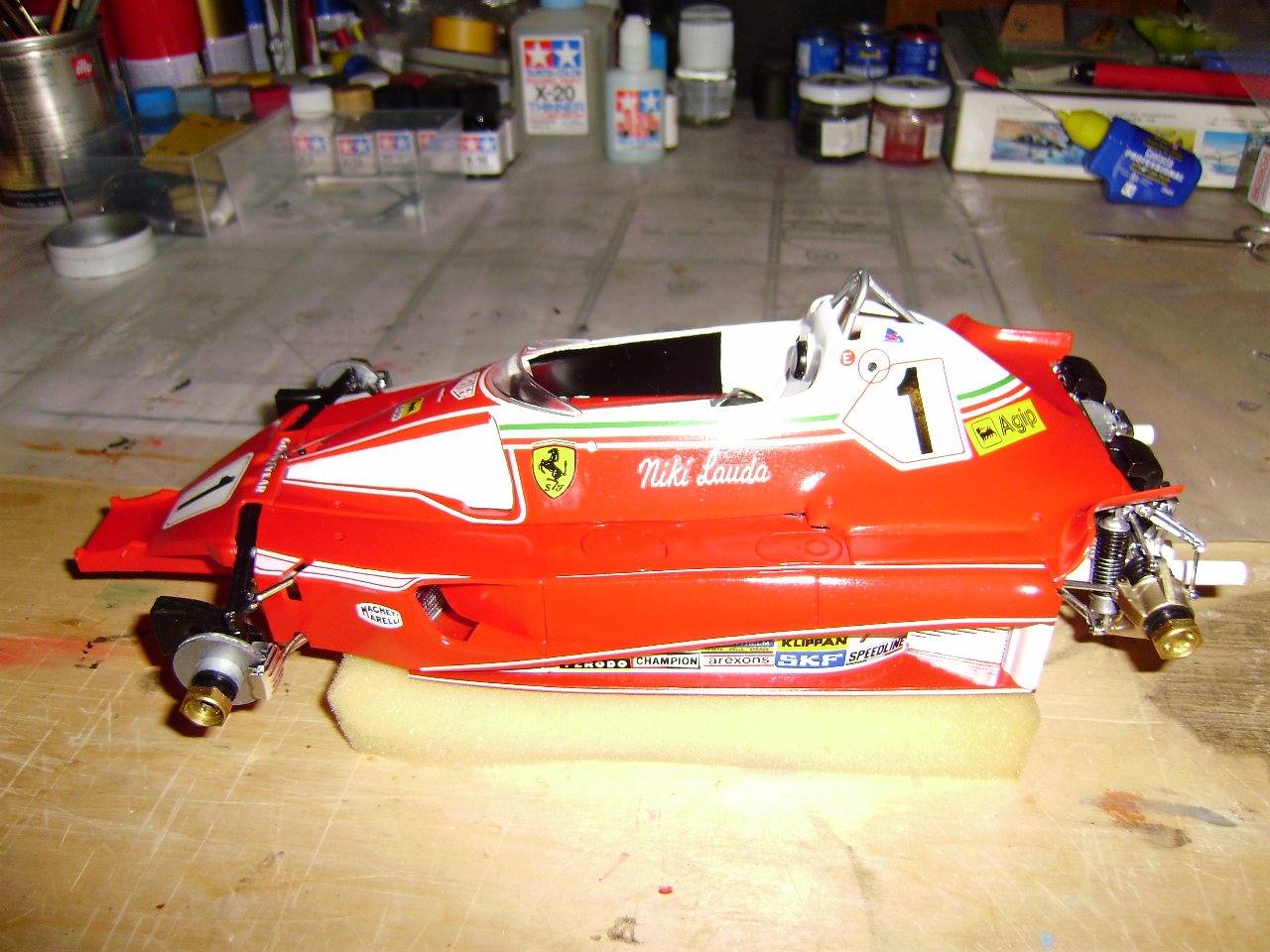 PROTAR 1/12 MAQUETTE A MONTER FERRARI 312 T4 J.SCHECKTER complet RARE!!!! lh